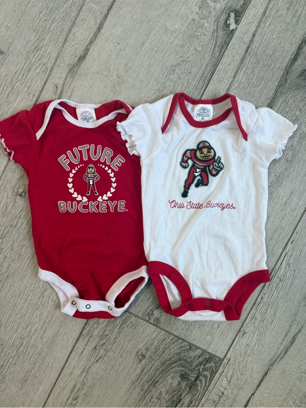 Ohio State Buckeyes Infant Onesies